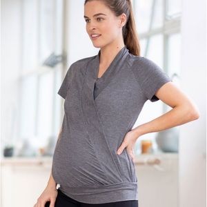 Seraphine Pregnancy Yoga Maternity & Nursing Top - size medium.